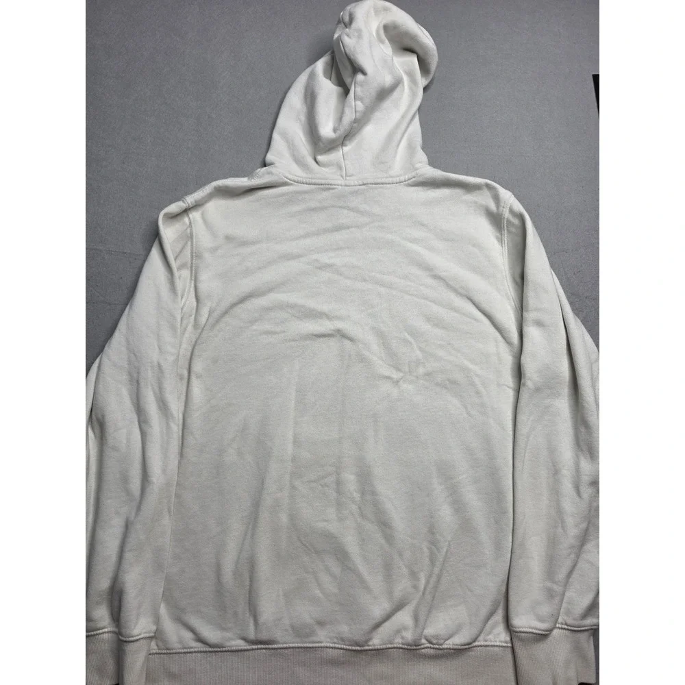 The North Face Half Dome Hoodie Men's XL White Graphic Cotton Kangaroo Pocket